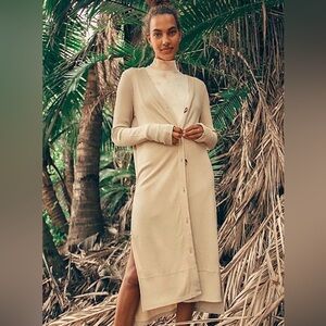 FREE PEOPLE / WE THE FREE perfect match longline cardigan Tan Size Large NWT